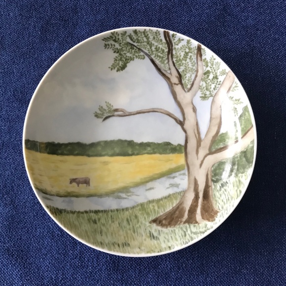 Vintage Rare Schonwald Hand Painted Wall Plate / Dish Danmark 1959 - Picture 1 of 6